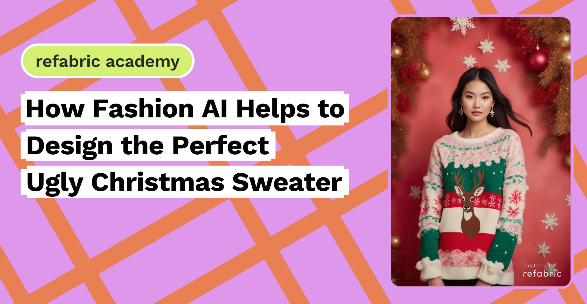 How Fashion AI Helps to Design the Perfect Ugly Christmas Sweater